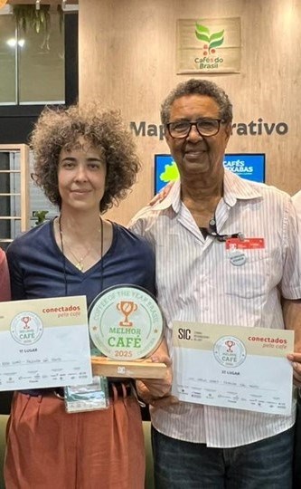 Premiação durante a Semana Internacional do Café, em Belo Horizonte (MG)