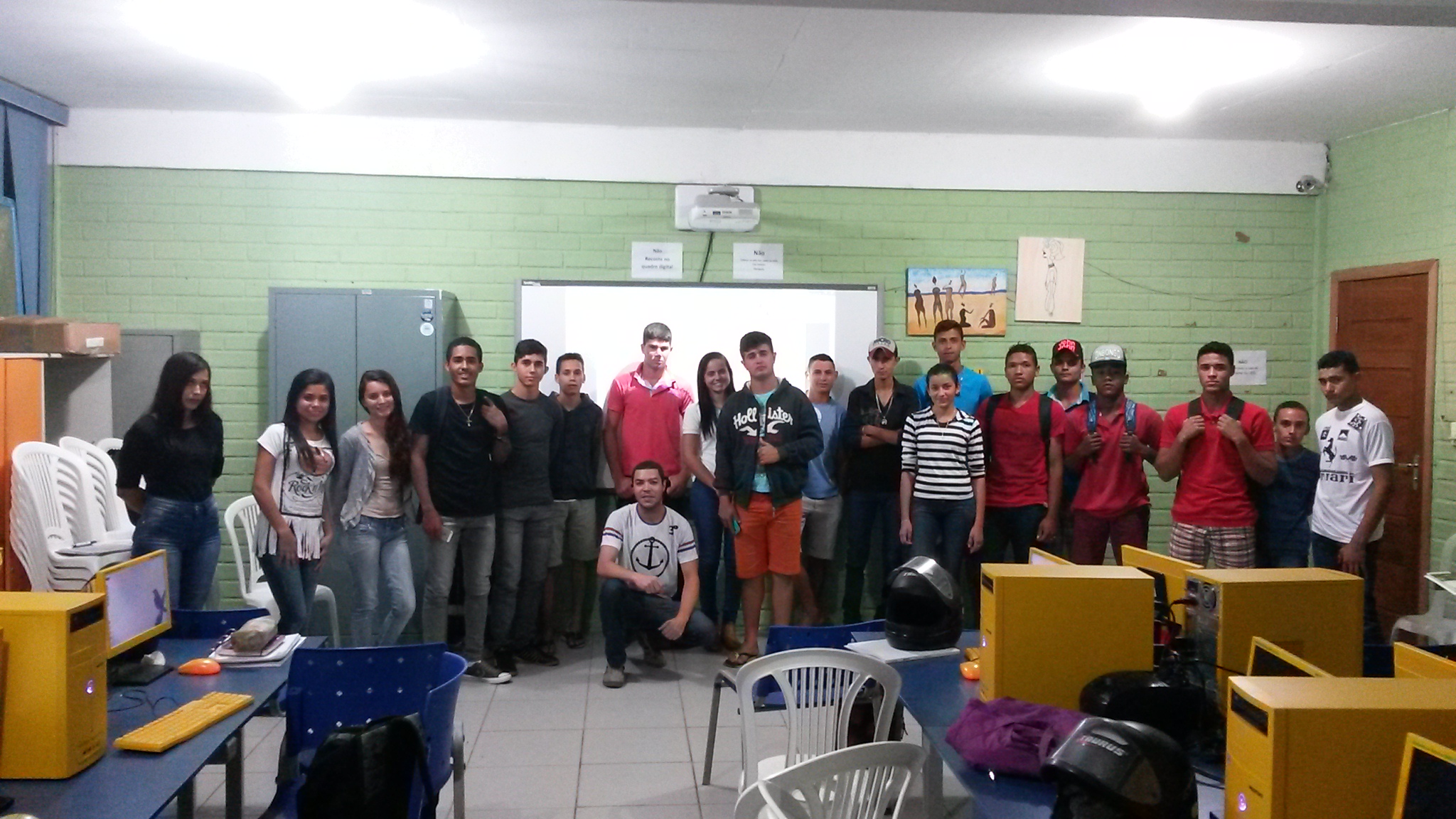 Ao todo -  33 jovens estão participando do curso -  a maioria filho de produtor rural.