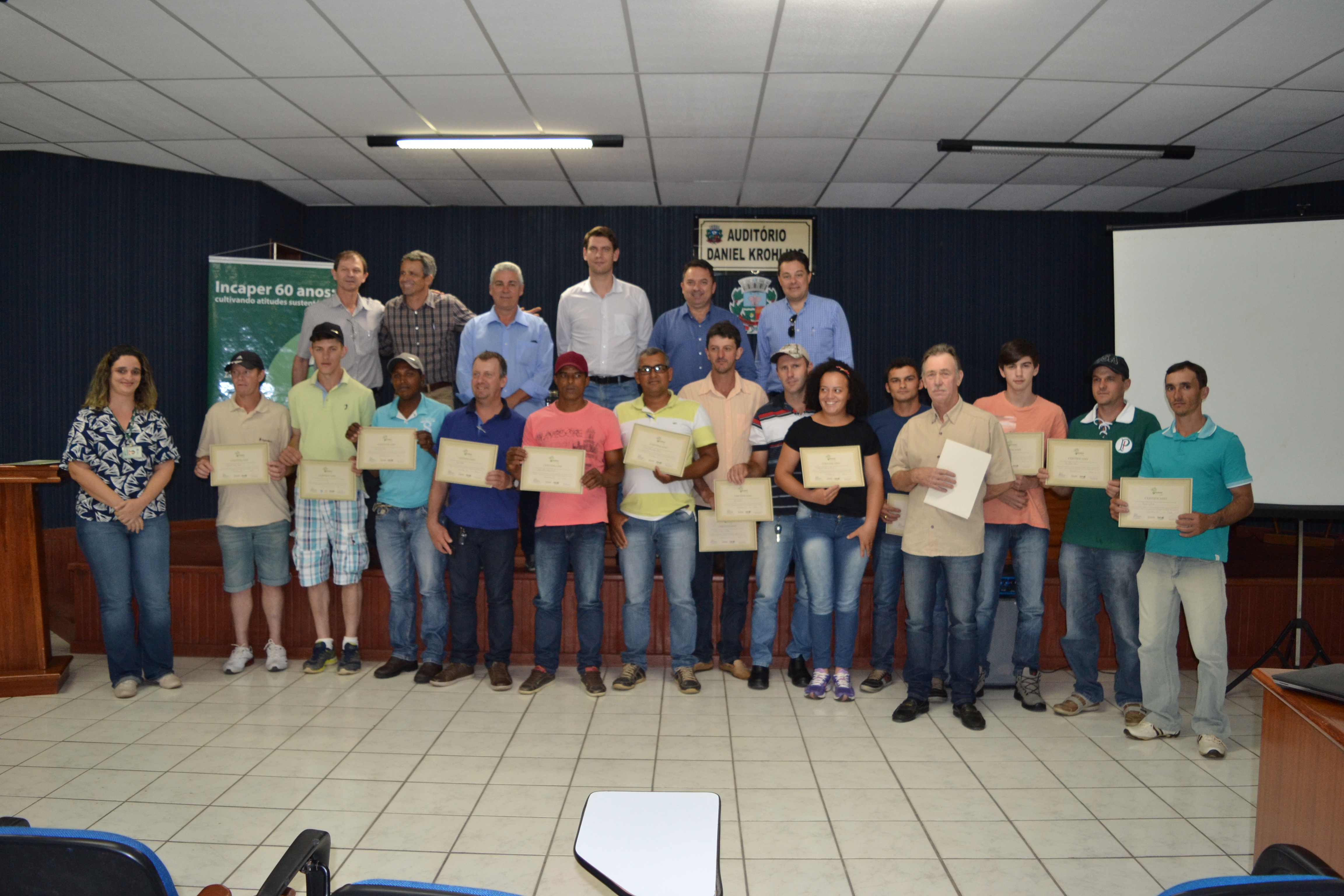 Em 2016 o Incaper realizou 30 cursos -  beneficiando 500 cafeicultores em todo o Estado.