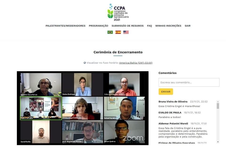Cerimônia de Encerramento
