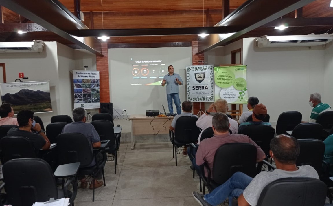 Palestra bovinocultura - Crédito Divulgação Incaper|||Fotógrafo:Divulgação Incaper